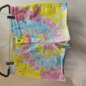 Judy Blue 2XL tie dye shorts